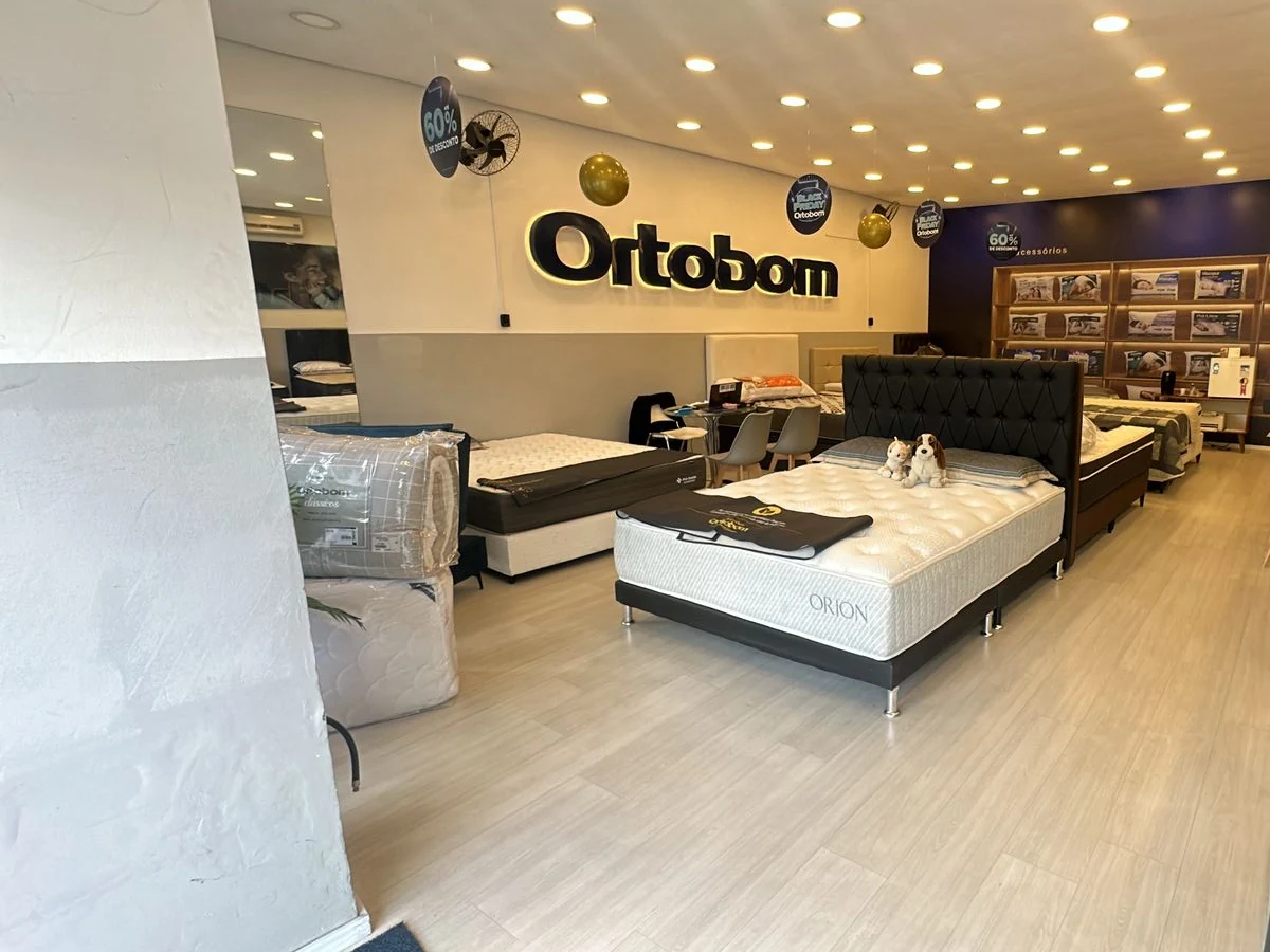 Interior real da Ortobom Saúde